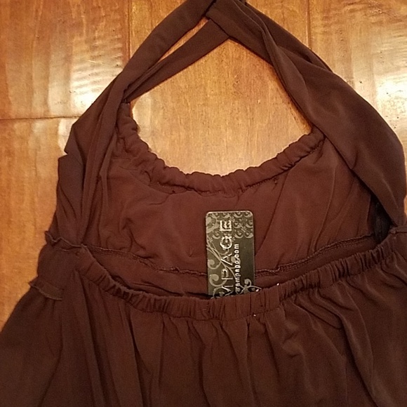 RAMPAGE TOP HALTER RHINESTONES NWT - Picture 5 of 7